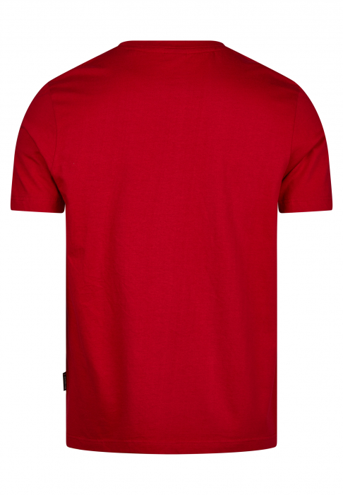 Tricou jerseu bumbac barbati HECHTER rosu logo tricolor [5]