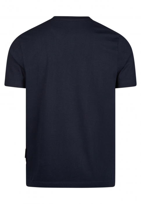 Tricou jerseu bumbac barbati HECHTER bleumarin logo tricolor [2]
