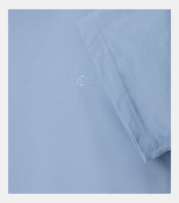 Tricou O-neck bumbac barbati CASA MODA 00420 bleu [4]