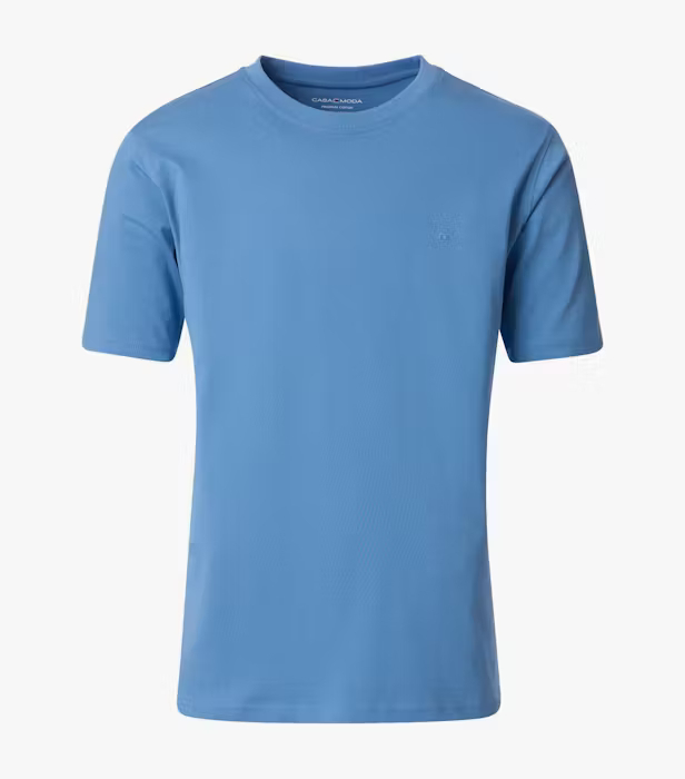Tricou O-neck bumbac barbati CASA MODA 004200 albastru deschis [1]
