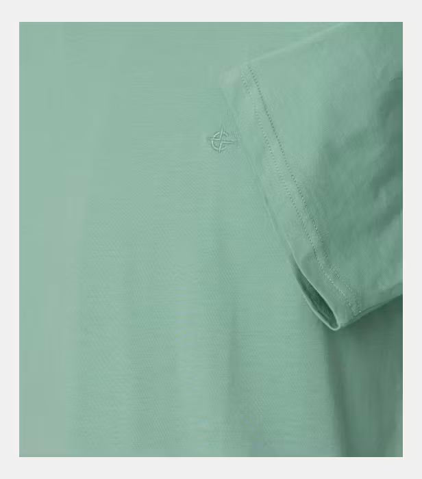 Tricou O-neck bumbac barbati CASA MODA 004200 verde deschis [4]