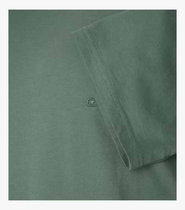 Tricou O-neck bumbac barbati CASA MODA 004200 verde [4]