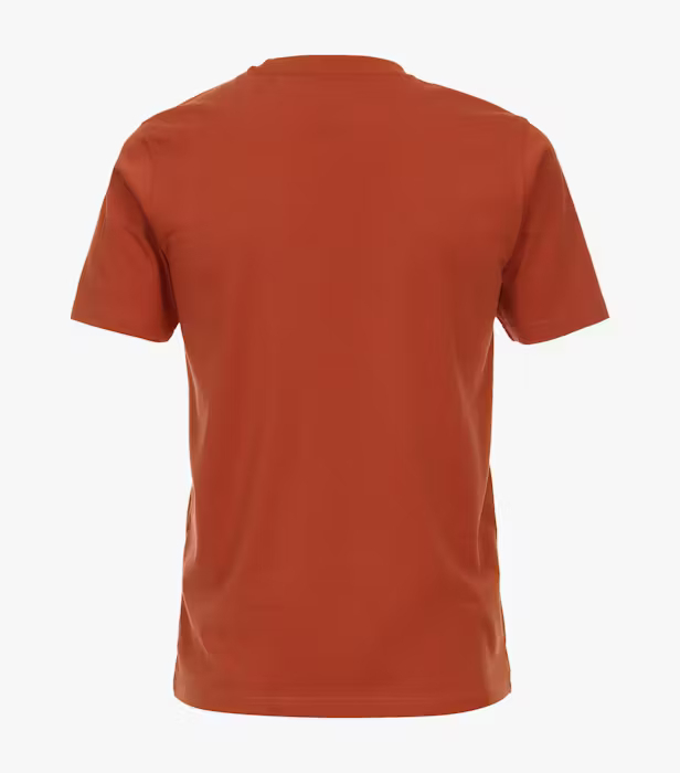 Tricou O-neck bumbac barbati CASA MODA 004200 caramiziu [2]