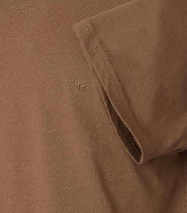 Tricou O-neck bumbac barbati CASA MODA 00420 maro [4]