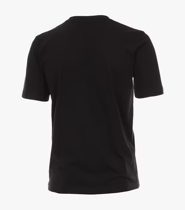 Tricou O-neck bumbac barbati CASA MODA 092500 negru - set 2 bucati [2]