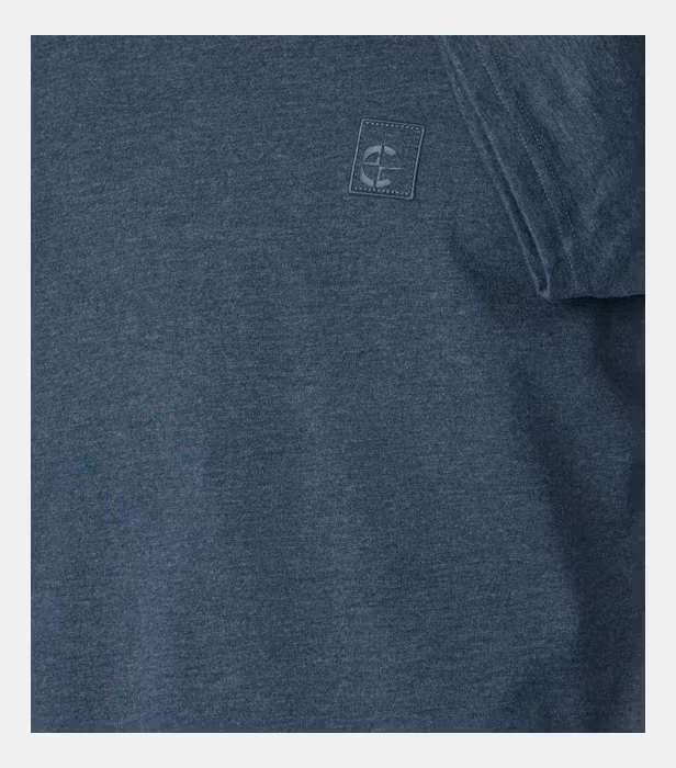 Tricou O Neck barbati CASA MODA albastru inchis [4]
