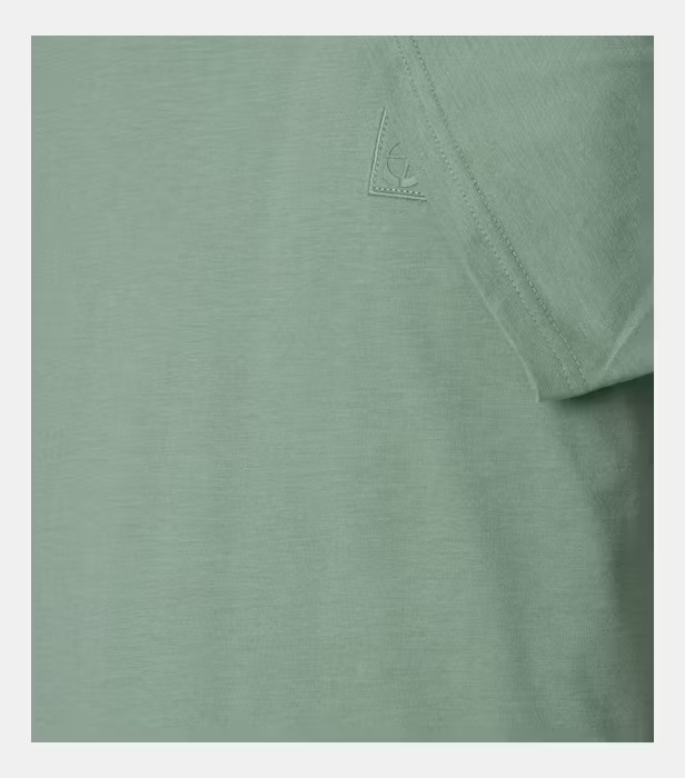 Tricou O Neck barbati CASA MODA verde deschis [4]