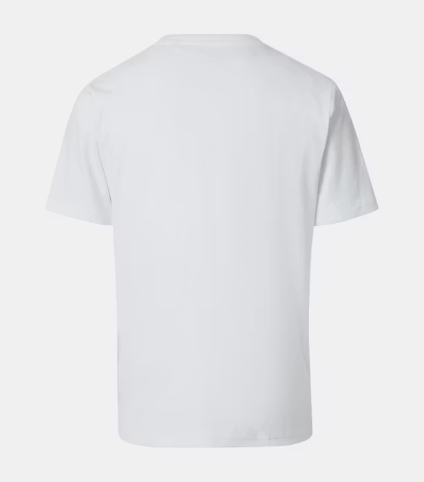 Tricou O Neck barbati CASA MODA logo alb [2]
