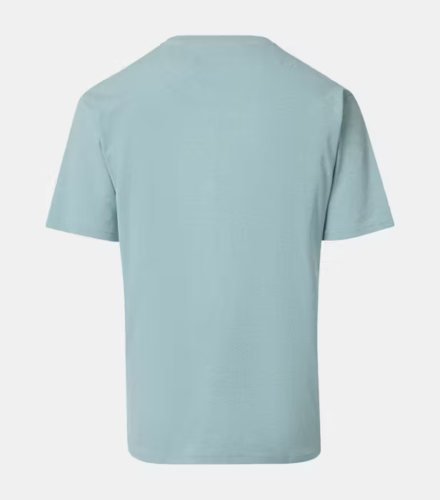 Tricou O Neck barbati CASA MODA logo turcoaz deschis [2]
