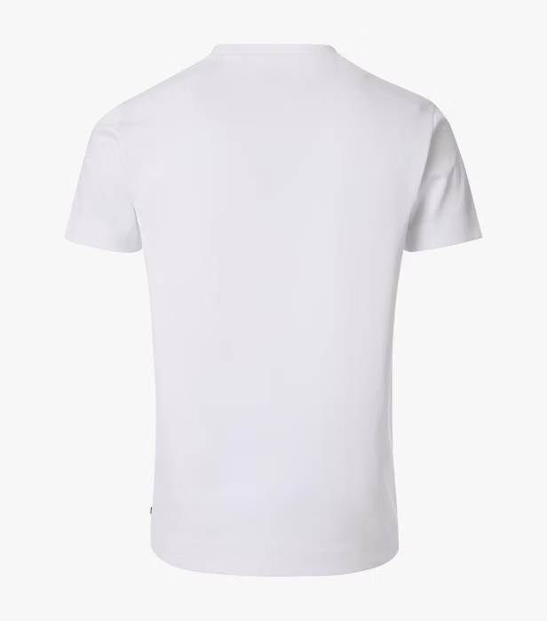 Tricou O-neck bumbac barbati VENTI uni alb [2]