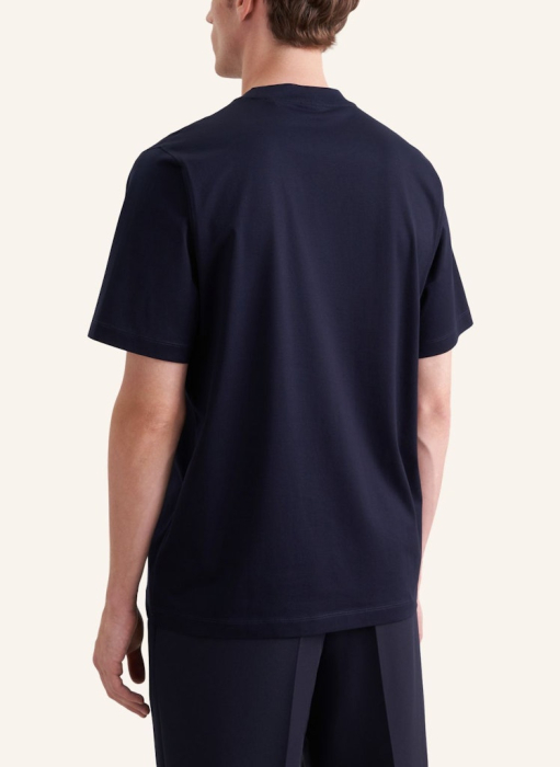 Tricou bumbac guler rotund barbati SEIDENSTICKER bleumarin [4]