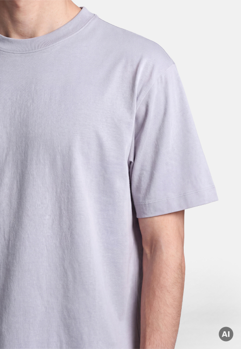 Tricou bumbac barbati O Neck SEIDENSTICKER gri uni [2]