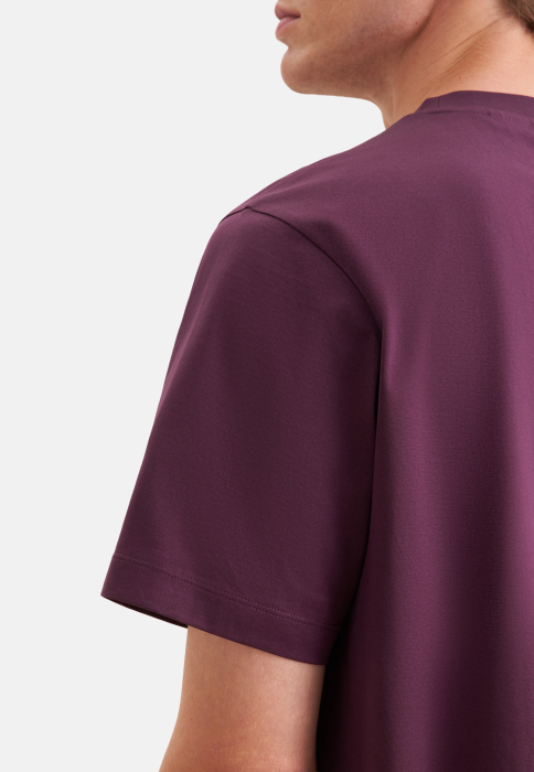Tricou bumbac barbati O Neck SEIDENSTICKER mov uni [2]