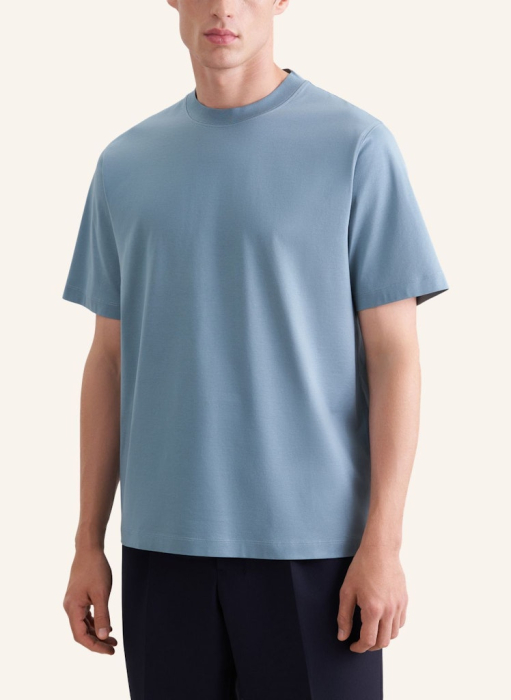 Tricou bumbac guler rotund barbati SEIDENSTICKER verde [2]