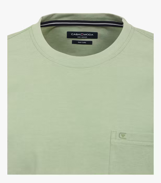 Tricou O-neck barbati CASA MODA vernil [3]