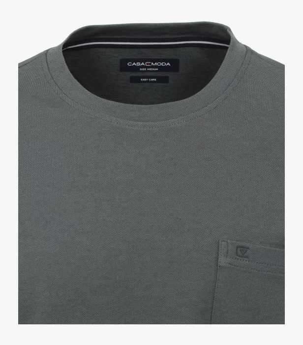 Tricou O-neck barbati CASA MODA oliv [3]