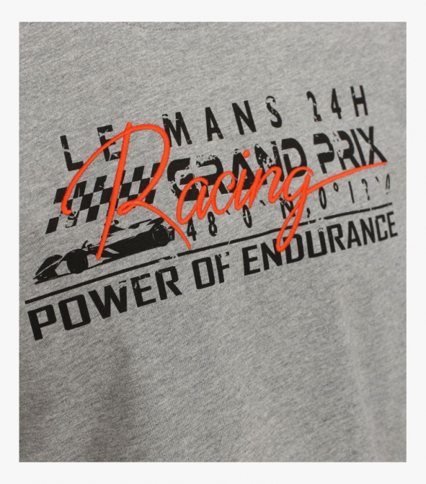 Tricou bumbac barbati CASA MODA Racing gri [4]