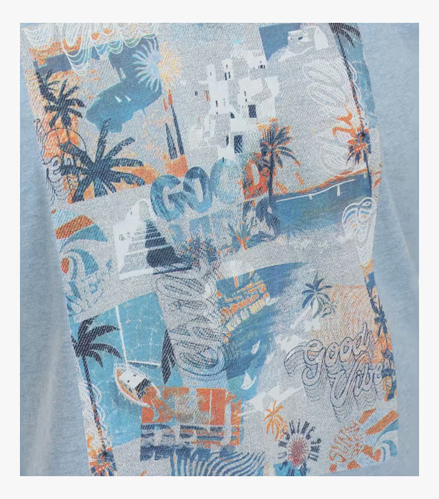 Tricou bumbac barbati CASA MODA Atlantic Spirit bleu [5]