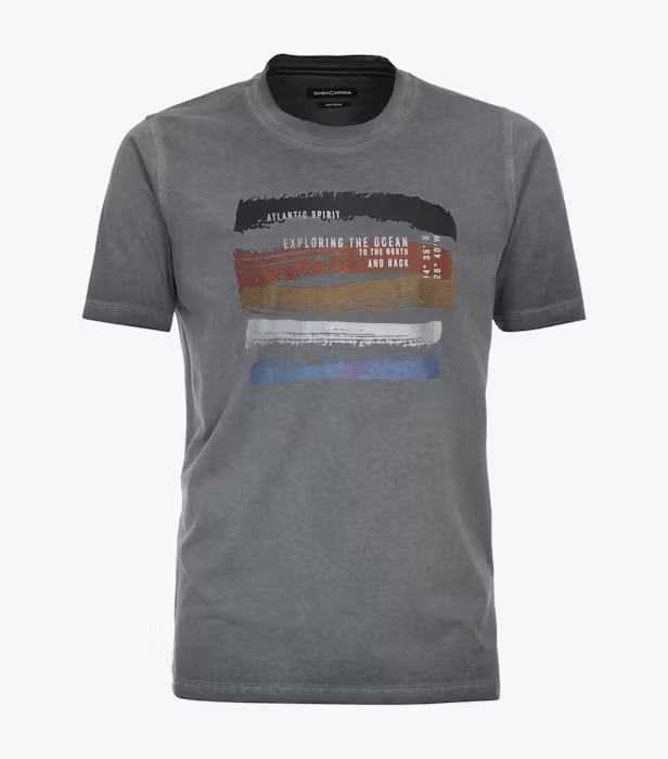 Tricou O-neck bumbac barbati CASA MODA Atlantic Spirit bleumarin [1]