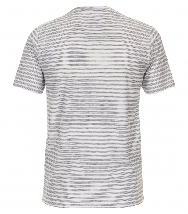 Tricou O-neck bumbac barbati CASA MODA alb dungulite [2]