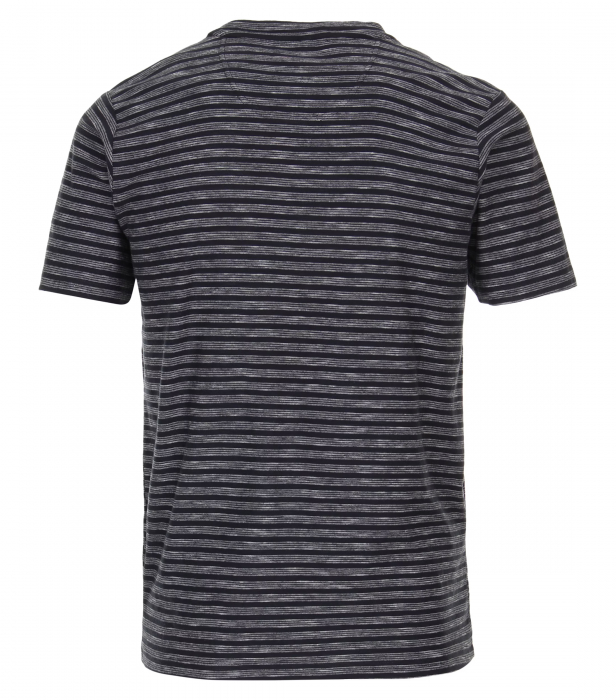 Tricou O-neck bumbac barbati CASA MODA bleumarin dungulite [2]