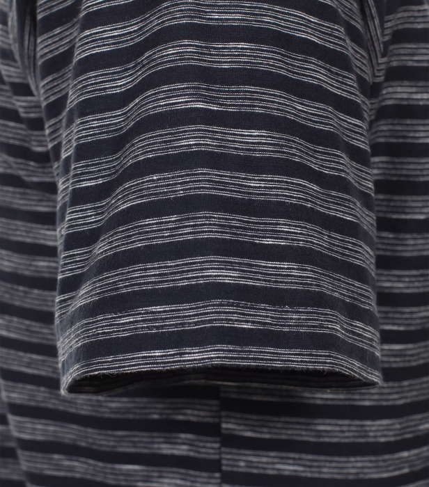 Tricou O-neck bumbac barbati CASA MODA bleumarin dungulite [4]