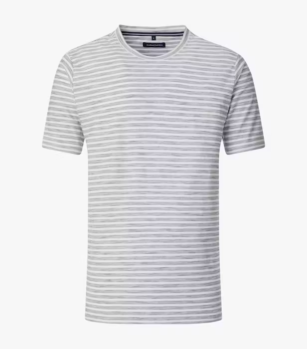 Tricou O Neck bumbac barbati CASA MODA gri dungulite [1]