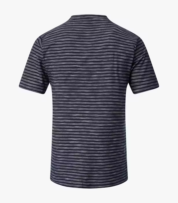 Tricou O Neck bumbac barbati CASA MODA bleumarin dungulite [2]