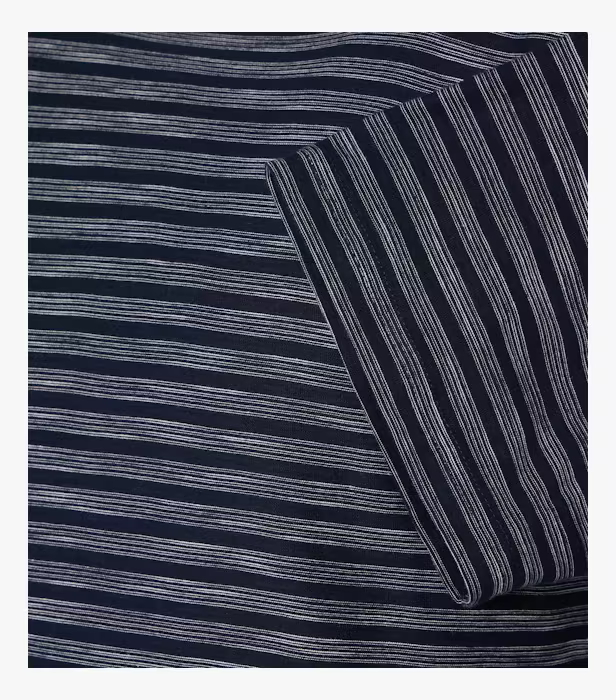 Tricou O Neck bumbac barbati CASA MODA bleumarin dungulite [4]