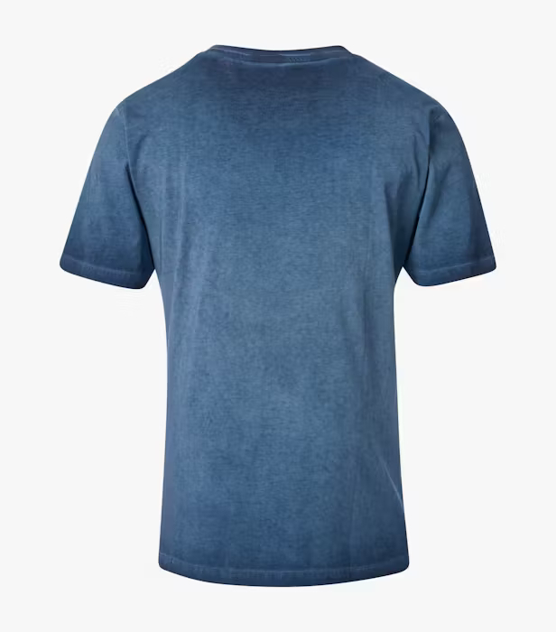 Tricou O Neck bumbac barbati CASA MODA New York albastru inchis [2]