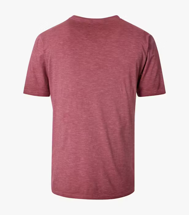 Tricou O Neck bumbac barbati CASA MODA New York visiniu [2]