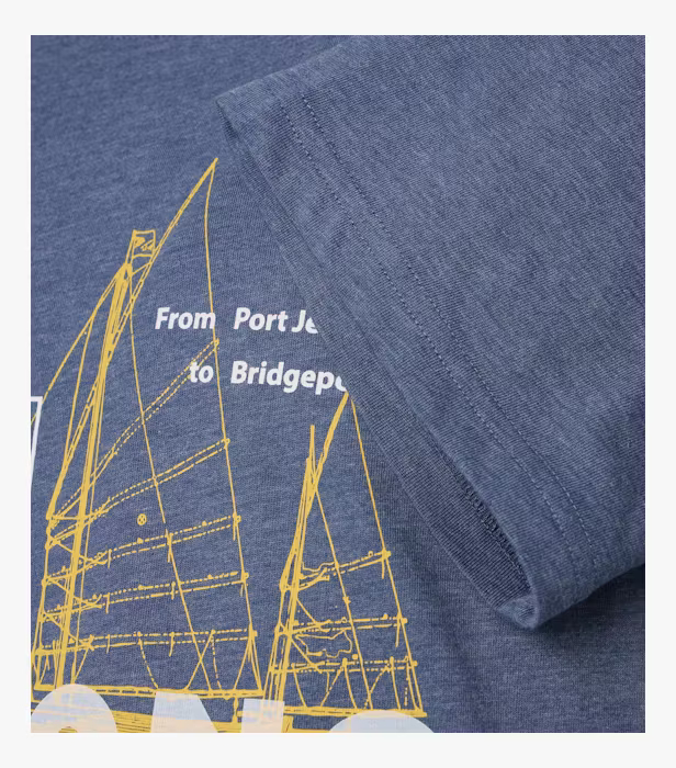 Tricou O Neck barbati CASA MODA New York albastru [5]