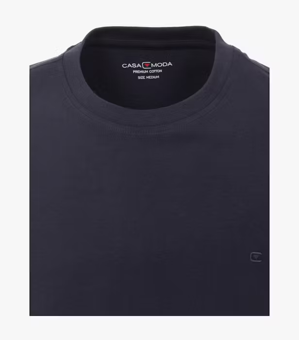 Tricou O-neck bumbac barbati CASA MODA 004200 bleumarin [3]