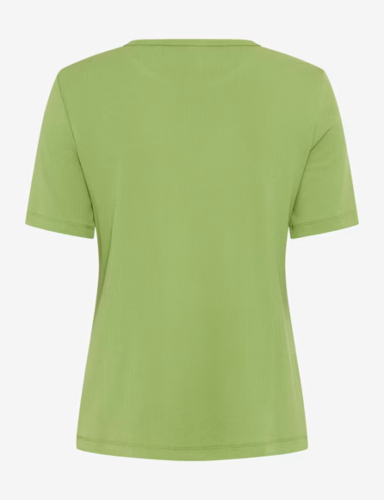 Tricou O Neck bumbac femei BRAX CARINA S verde [6]