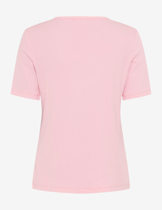 Tricou O Neck bumbac femei BRAX CARINA S  roz [7]