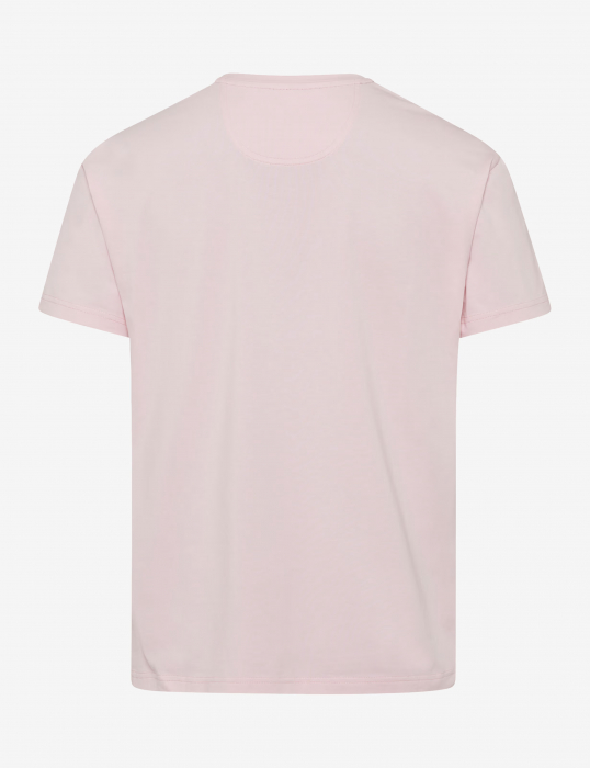 Tricou O-neck bumbac barbati BRAX TED  roz deschis [2]