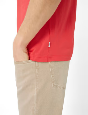 Tricou O-neck bumbac barbati BRAX TED corai [7]