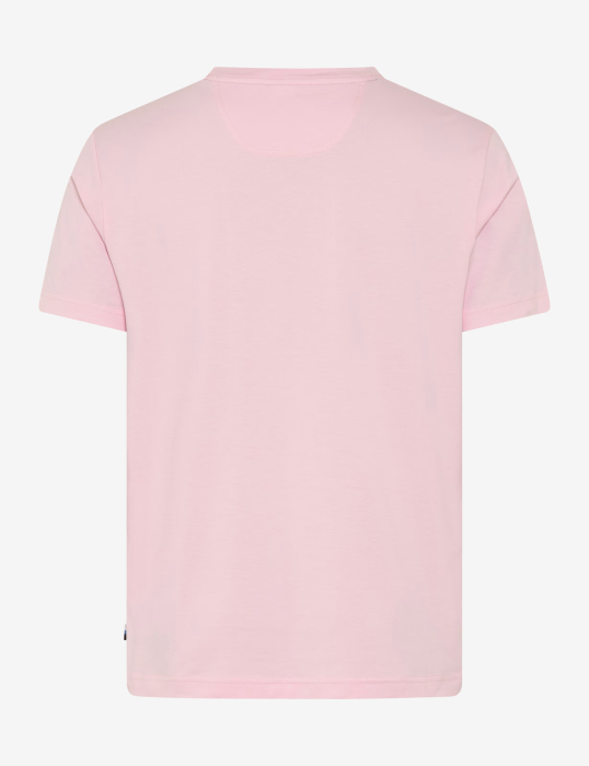Tricou O-neck bumbac barbati BRAX TED roz [2]