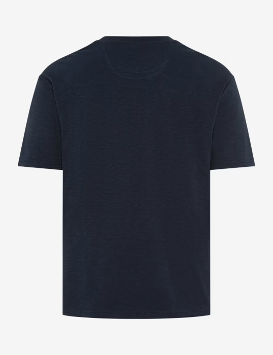Tricou O Neck bumbac barbati BRAX TROY bleumarin [7]