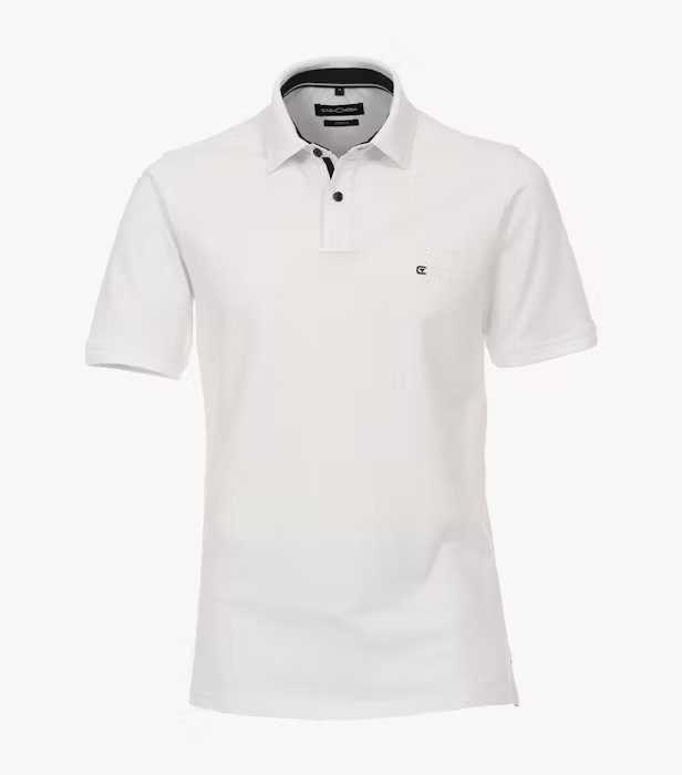 Tricou polo bumbac barbati CASA MODA 004470 alb [1]