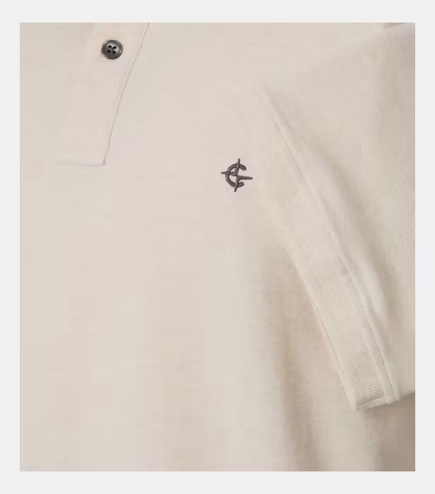 Tricou polo bumbac barbati CASA MODA 004470 bej deschis [4]