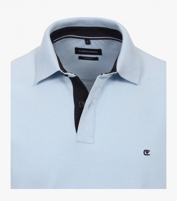 Tricou polo bumbac barbati CASA MODA 004470 bleu [3]