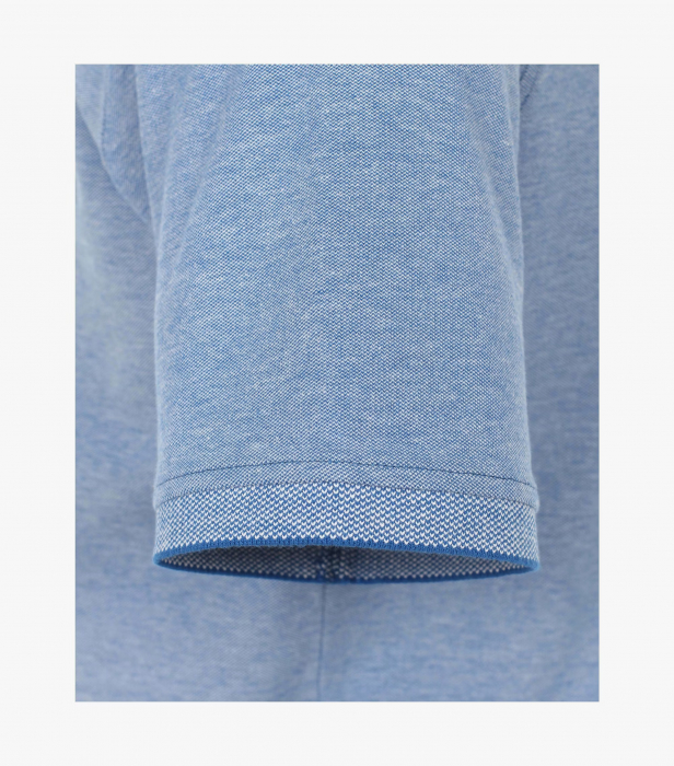 Tricou polo bumbac barbati CASA MODA 004470 bleu melanj [4]