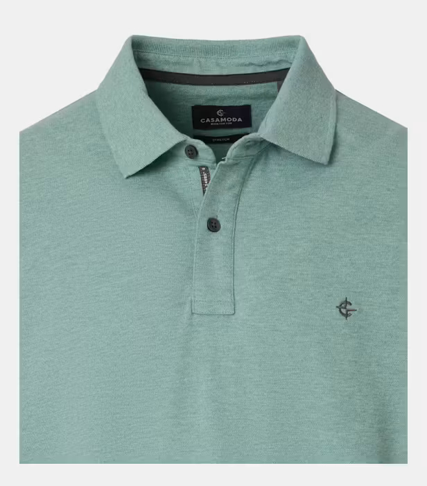 Tricou polo bumbac barbati CASA MODA 004470 vernil [3]