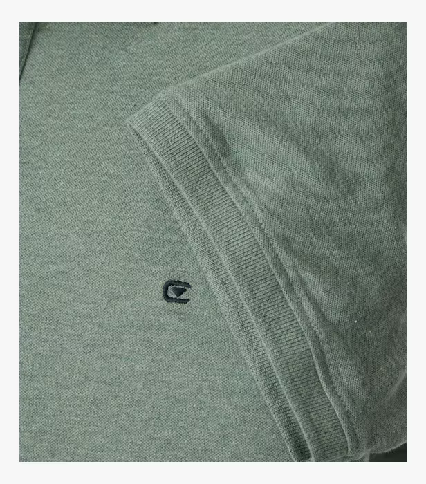 Tricou polo bumbac barbati CASA MODA 004470 verde deschis [4]