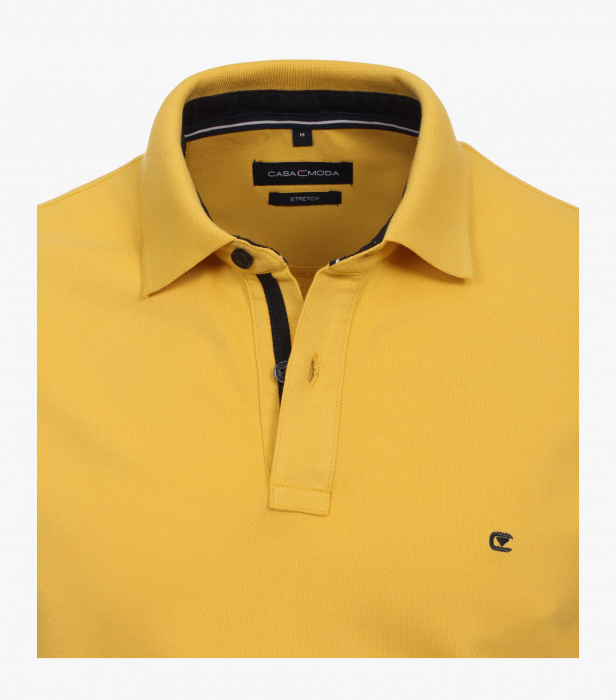 Tricou polo bumbac barbati CASA MODA 004470 galben [3]