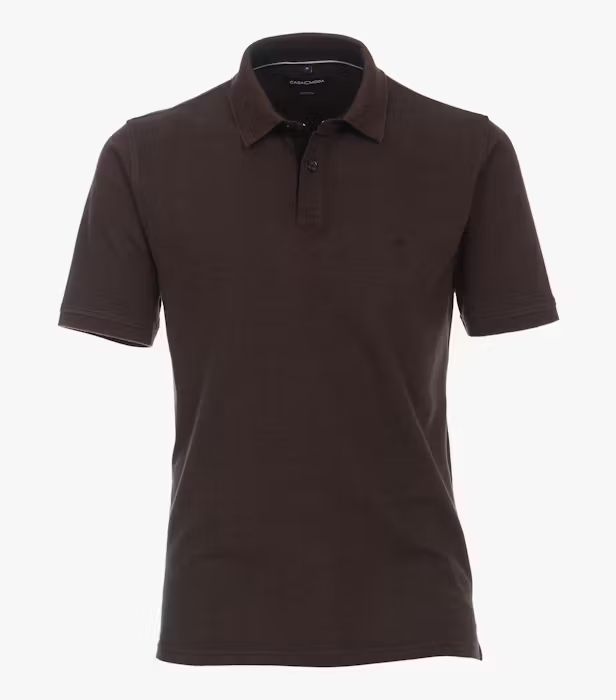 Tricou polo bumbac barbati CASA MODA 004470 maro [1]