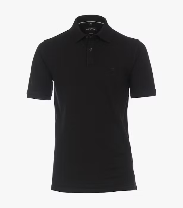 Tricou polo bumbac barbati CASA MODA 004470 negru [1]