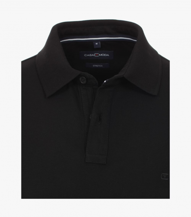 Tricou polo bumbac barbati CASA MODA 004470 negru [3]