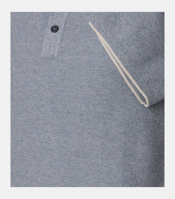 Tricou polo bumbac barbati CASA MODA albastru [4]